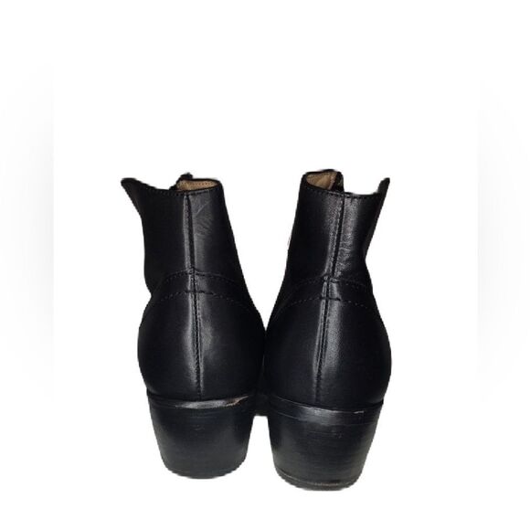 Anthropology | Black Leather Booties - Picture 4 of 6